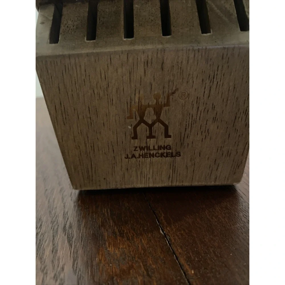 J.A.‎ Henckels 16-Slot Solid Wood Knife Block Holder - Block Only